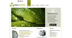 Desktop Screenshot of ewuenviron.de